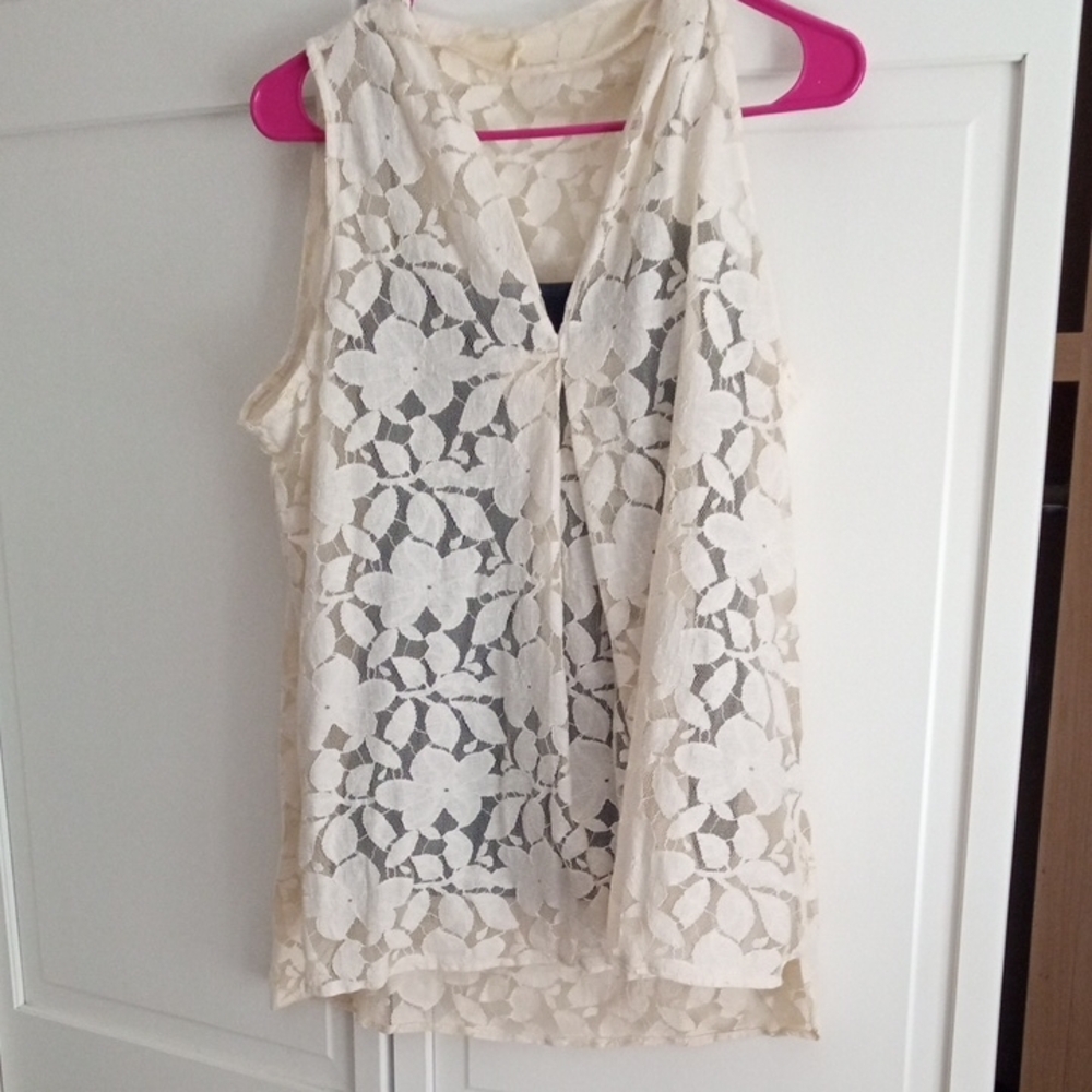 Sonoma Women's Sleeveless Top - Black and White